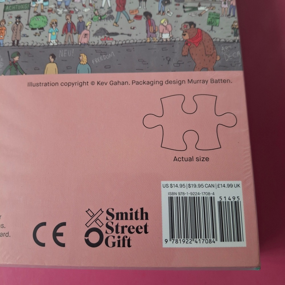 Where's Bowie David Bowie in Berlin 500 Piece Jigsaw Puzzle Smith St Gift NEW - Picture 6 of 6